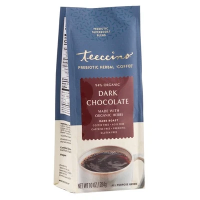 Alternativa de café prebiótica SuperBoost™ de chocolate negro - Probióticos de apoyo... Foto 1 de 4