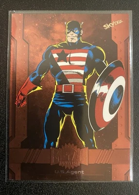 Skybox 2024 Upper Deck Marvel Metal Universe Avengers US Agent COPPER #152 Foto 1 de 2