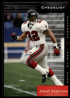 1999 Donruss #191 Jamal Anderson - Image 1 of 2
