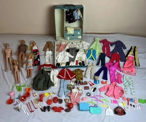 Vintage 1960er Mattel Varsity Ken mit Koffer & Barbie Friends Lot - Skipper, Francie, Ken - Bild 1 von 24