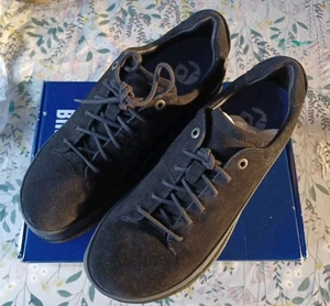 Birkenstock Burbank Black Low Women’s Shoes UK Size 8 EU 42 MM270 - Picture 1 of 9