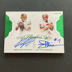 2019 PANINI HASKINS THEISMANN Perfetto Auto Smeraldo # 1 di 2 Gradabile??? - Foto 1 di 12