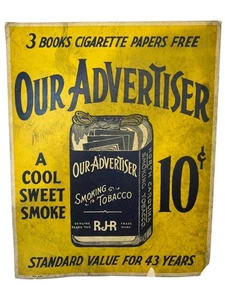 VTG Tobacciana Smoking Tobacco Advertising Our Advertiser Antique RJR - Picture 1 of 8