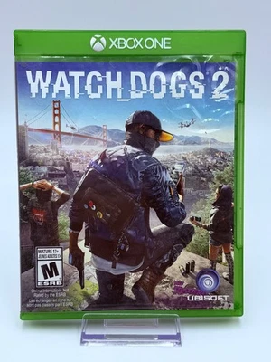 Watch Dogs 2 Xbox One Multiplayer Open World CIB Complete - Image 1 of 4