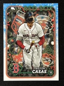 Tarjeta de béisbol 2024 Topps Holiday Triston Casas #H18 Boston Red Sox - Imagen 1 de 2