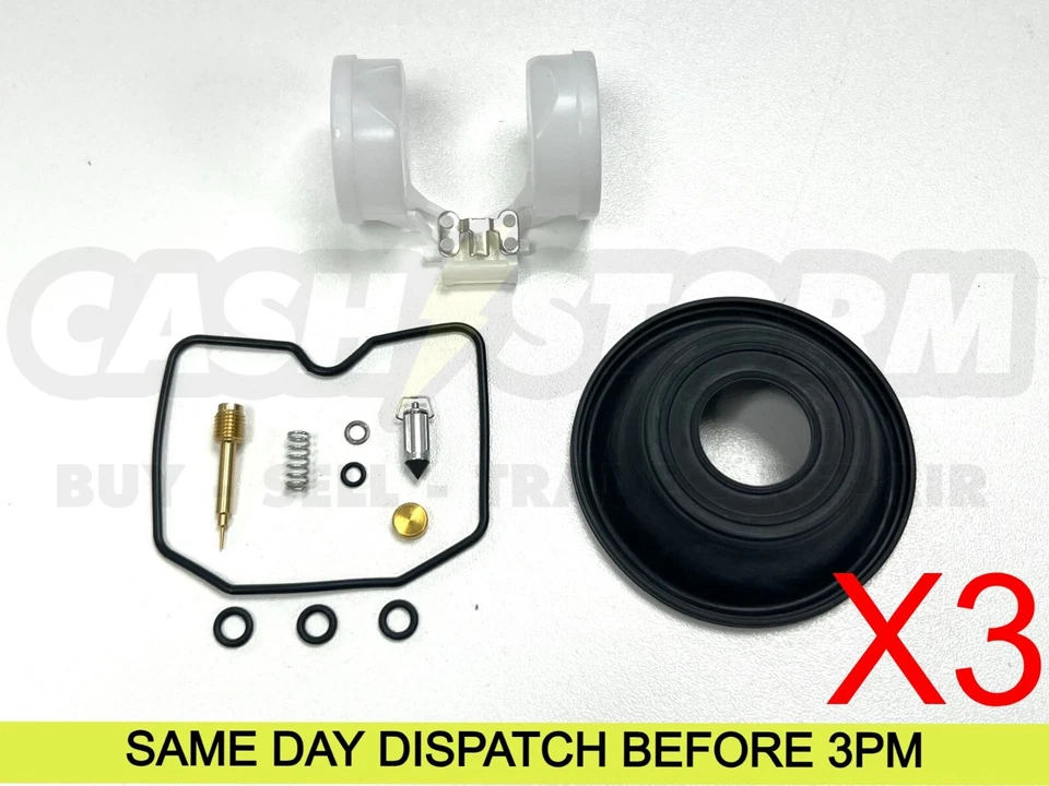Kit de reparación de 3 x Triumph Legend 900 TT 99-01 carburador carburador carburador diafragma Foto 1 de 1