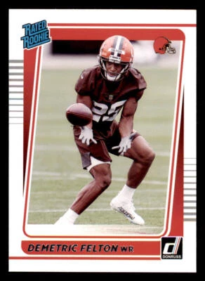 2021 Donruss #293 Demetric Felton RR RC - Image 1 of 2