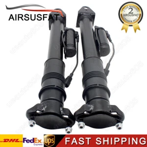 2X For Mercedes GL ML W164 X164 Rear R+L Air Suspension Shock Absorbers W/Sensor - Picture 1 of 10