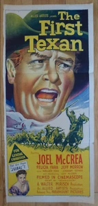ATTAQUE A L'AUBE McCrea 1956 Affiche Originale 34x76 Australie Daybill Poster - Picture 1 of 8