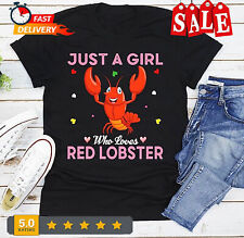 Red Lobster Shirt For Women Girls Kids Toddler Gift, Just A Girl Who Loves Red L