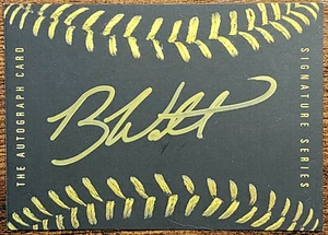 Brandon Walter Signed Signature Card Houston Astros! - Picture 1 of 1