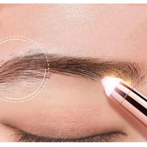 New Design Electric Eyebrow Trimmer Makeup Painless Eye Brow Epilator Mini Shave - Imagen 1 de 1