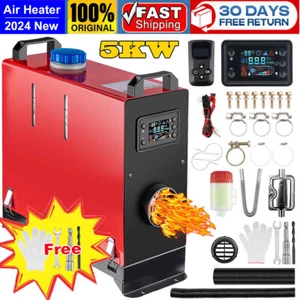 5KW 12V & 24V Diesel Air Heater All in One LCD Remote Car Truck Boat RV Van - Picture 1 of 14