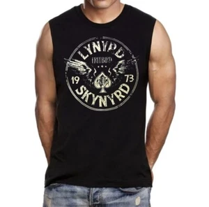 Lynyrd Skynyrd Circle Rock Band MUSCLE SHIRT (Multiple Variations) - Picture 1 of 3