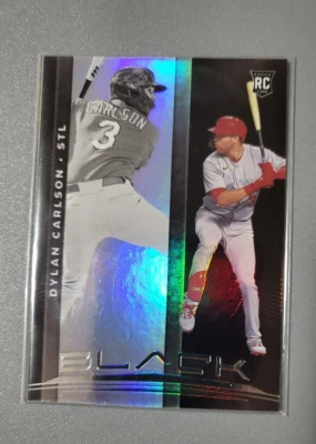 2021 Chronicles Black Dylan Carlson ROOKIE CARD #2 - St. Louis Cardinals - Image 1 of 2