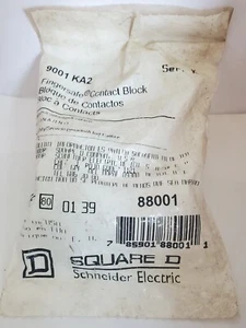 Square D 9001 KA2 Ser. K Fingersafe Contact Block NEW - Picture 1 of 3