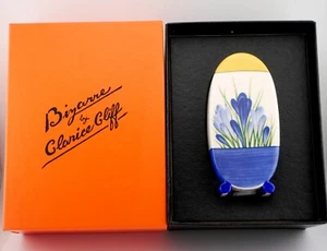 Mint in Box Wedgwood Clarice Cliff Bonjour Shape Blue Crocus Sugar Shaker - Foto 1 di 6