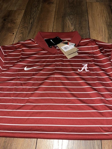 Alabama Crimson Tide 2022 Nike Sideline Victory Golf Polo Shirt XXL Red Cover