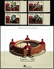 Portugal 1992 Centenary of Campo Pequeno Bull Ring Stamps and Souvenir Sheet MNH