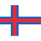 Faroe Islands National Flag Country Poster Wall Art Canvas Picture Print 18X24
