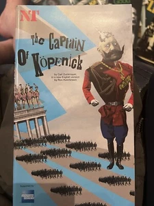 The Captain Of Kopenick National Theatre Programme Anthony Sher - Picture 1 of 1