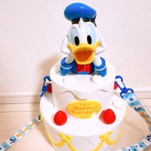 Donald Duck Happy Birthday to Me Popcorn Bucket - Tokyo Disney Resort Japan - Picture 1 of 3