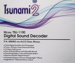 DCC decoder Soundtraxx TSU-1100 Tsunami2 Digital Sound Decoder for ALCO Diesels - Bild 1 von 4