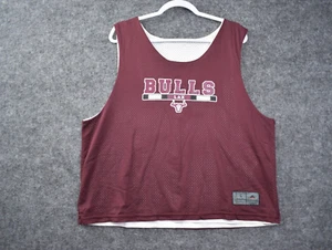 Bulls Lax Augusta Reversible Mesh Jersey Adult Large Burgundy White Lacrosse - Picture 1 of 9