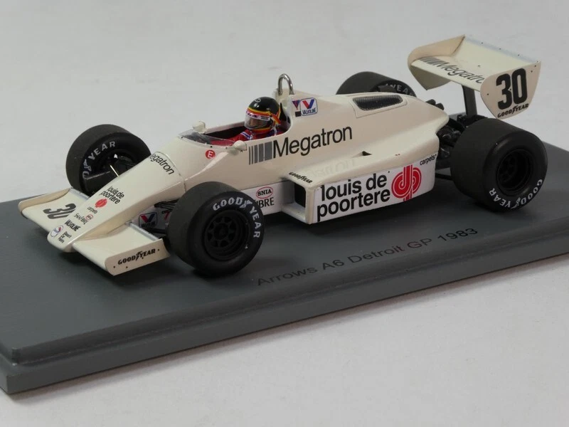 Spark Arrows A6 #30 Thierry Boutsen Detroit GP 1983 1/43 S5788