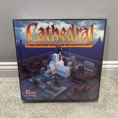 Vintage Cathedral Board Game Strategic Battle Medieval City Mattel New Sealed - Image 1 of 4