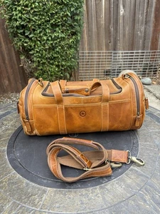 Premium Leder Reisetasche Aaron Lederwaren Patina schöne Qualität - Bild 1 von 19