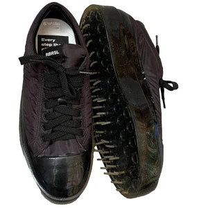 RBRSL RUBBER SOUL Sneaker Damen US 8,5 EU 39 Schwarz Schuhe Low Top Italy LESEN - Bild 1 von 12