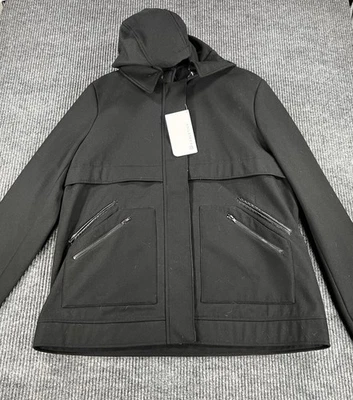 Fabletics Coat Womens XL Black Pella Water-Resistant Detachable Hood Pockets - Image 1 of 4