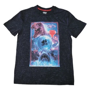 Kids Unisex Universal Mineral Wash Fabric Ribbed Knit Collar Family Tee - Picture 1 of 2