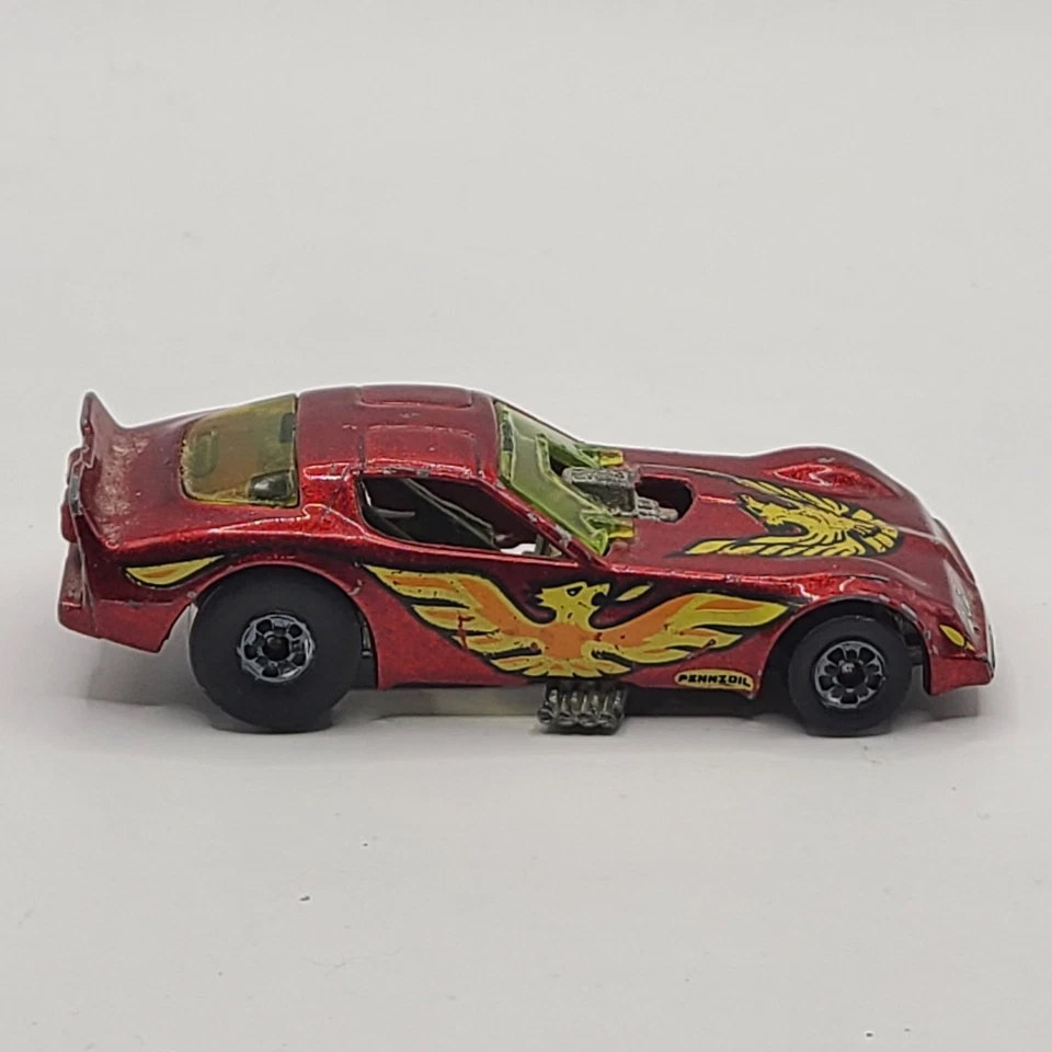Vintage 1977  HOT WHEELS Black Wall Firebird Funny Car Body Lifts Loose V Good - Image 1 of 4