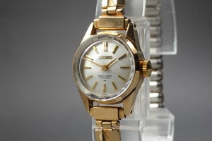 1969 [ N MINT ] Vintage Seiko Queen 1020-0010 23J Manual Wind Ladies Watch JAPAN - Picture 1 of 10
