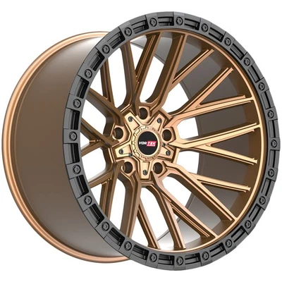 Vortek VRT-608 20x10 5x5"/5x5.5" -12mm Bronze Wheel Rim 20" Inch Foto 1 de 4