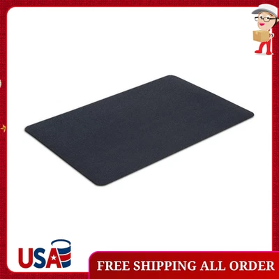 24 x 36 in. Multipurpose Black Rubber Mat Non-Slip Durable Mat for Bathroom - Image 1 of 4
