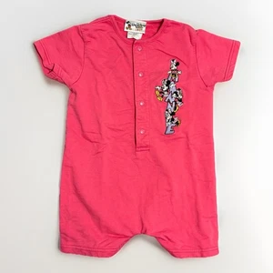 Vintage Disney World Baby Strampler Minnie Mouse bestickt 90er Kleidung 24 Monate - Bild 1 von 5