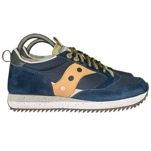 Saucony Shoes Men's Size 7 Jazz 81 Peak Premium Navy Suede Accent S70675-2 - Picture 1 of 6