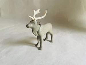 Playmobil GRAUES RENTIER MIT WEISSEM GEWEIH mit beweglichem Kopf - Bild 1 von 3