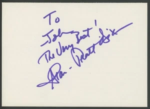 SHARON PRATT signed 5x7 index card | Mayor of D.C. - autograph - Picture 1 of 1