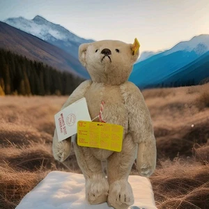 Oso de peluche fuerte STEIFF Margaret Woodbury 12 pulgadas blanco antiguo - Imagen 1 de 9