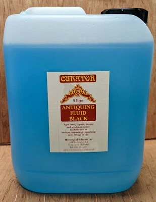Fluido Antiquario - Patinazione A Freddo Metallo Invecchiamento Ottone Bronzo Nero Marrone
