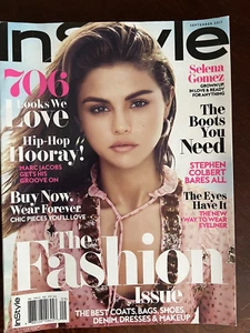 2017 SEPTEMBER IN STYLE MAGAZINE - SELENA GOMEZ COVER - FASHION - Picture 1 of 1