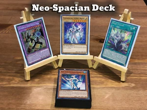 Yugioh Neo-Spacian Brave Aqua Grand Elemental HERO Neos Deck 40 Cards + Bonus! - Picture 1 of 3