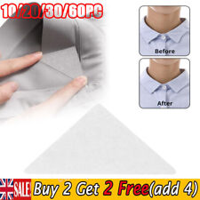 10/20/30/60PCS PVC Collar Anti-Warping Edge Shaper No Curl Collar Shirt Extender