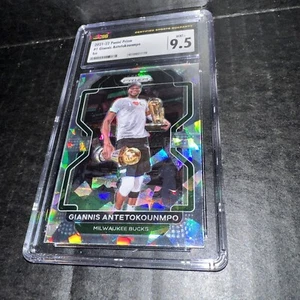 Prizm Cracked Ice Prizm 2021-22 Giannis Antetokounmpo CSG 9,5 como nuevo Plus - Imagen 1 de 3