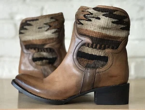 Freebird By Steven Shine Größe 8 M Braun Leder Used Bohemian Stiefel RAR - Bild 1 von 9