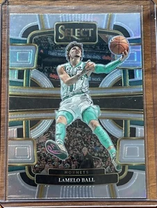2023-24 Panini Select Lamelo Ball Silver Concourse Prizm #53 Charlotte Hornets - Picture 1 of 2